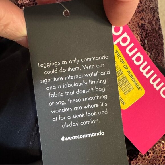 Commando NWT Sequin Leggings - Picture 5 of 9
